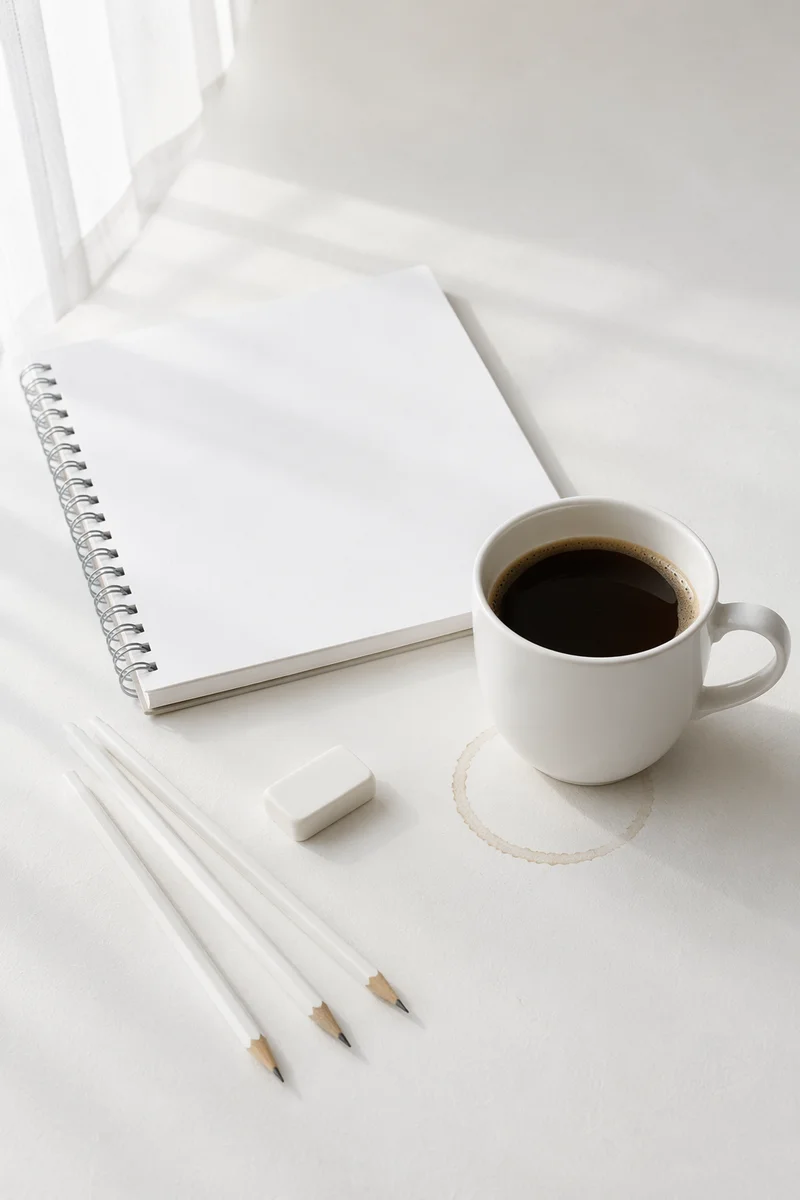 Minimal Clean Desk Business Workspace