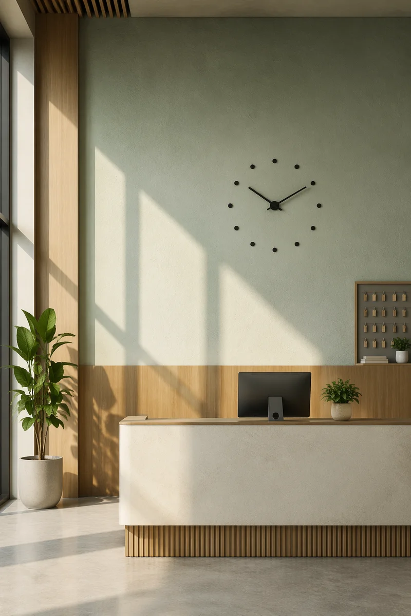 Modern Office Clock for Time Management