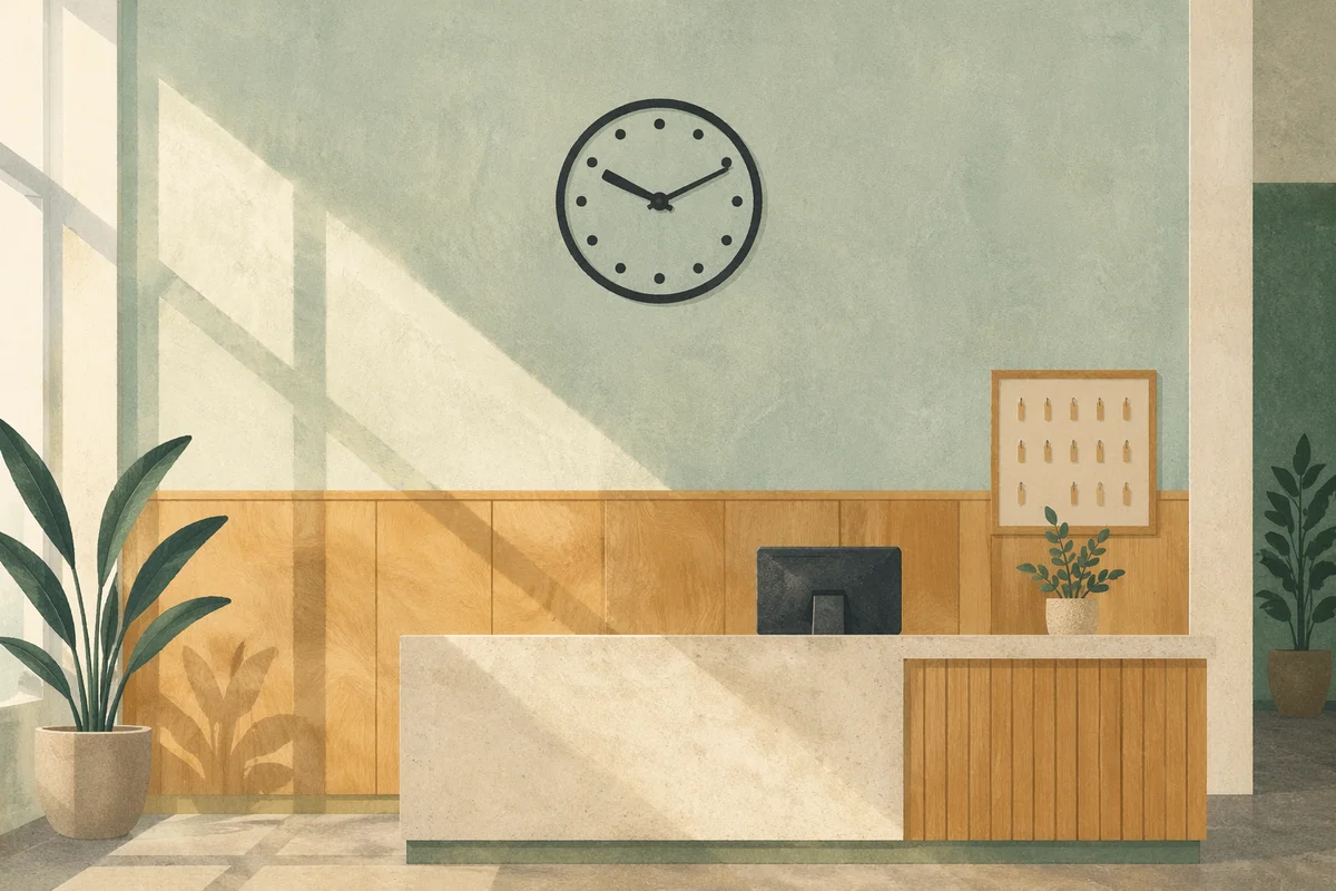Modern Office Clock for Time Management