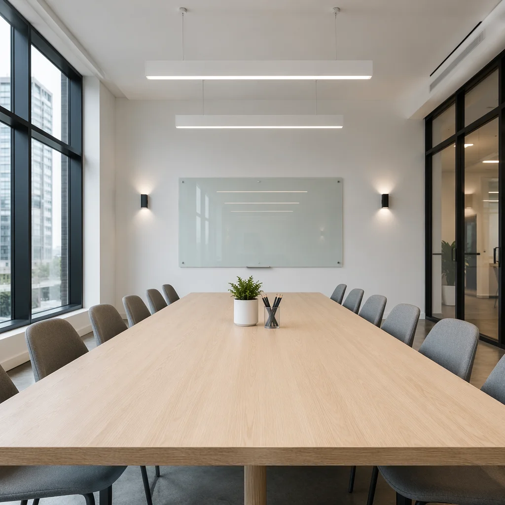 Modern Glass Wall Conference Room