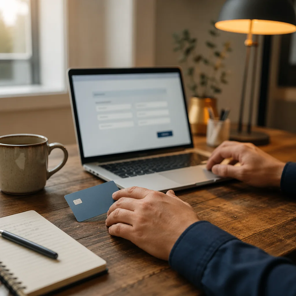 Online Payment at Small Business Desk