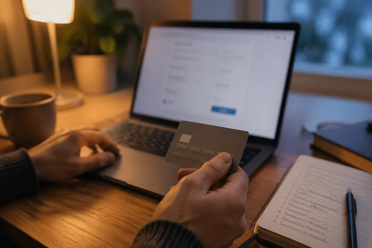 Secure Online Payment at Home Office