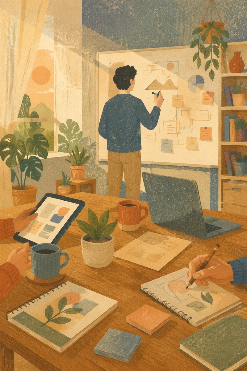 Creative Startup Office at Sunrise