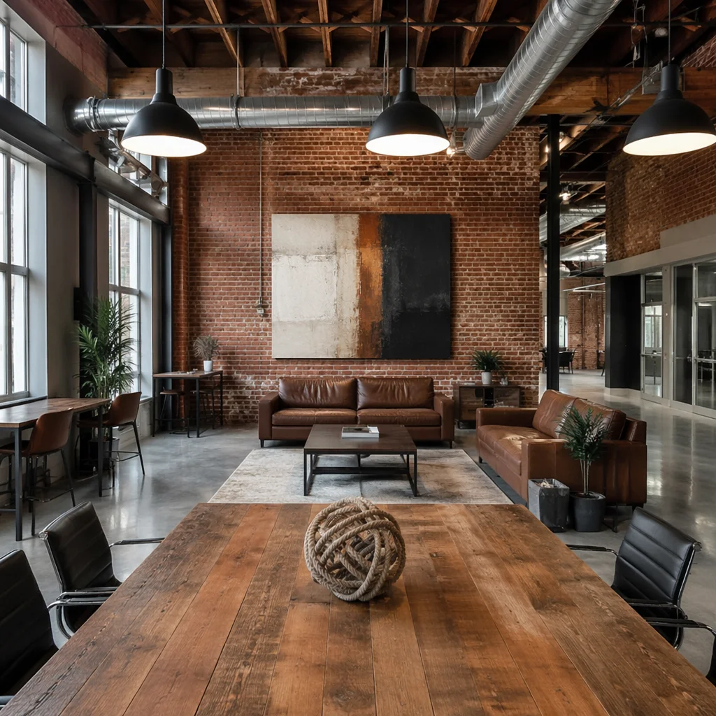 Creative Startup Office in Industrial Loft