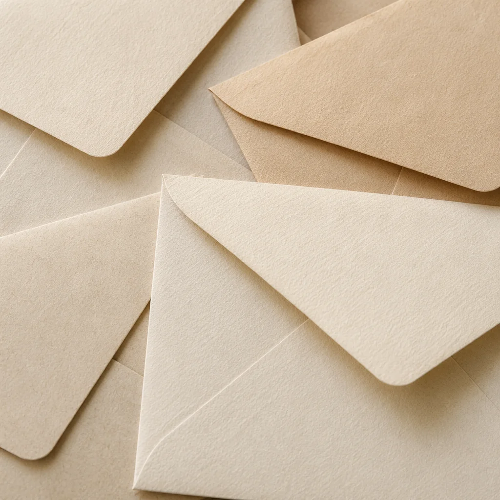 Cream Envelopes for Professional Business Correspondence