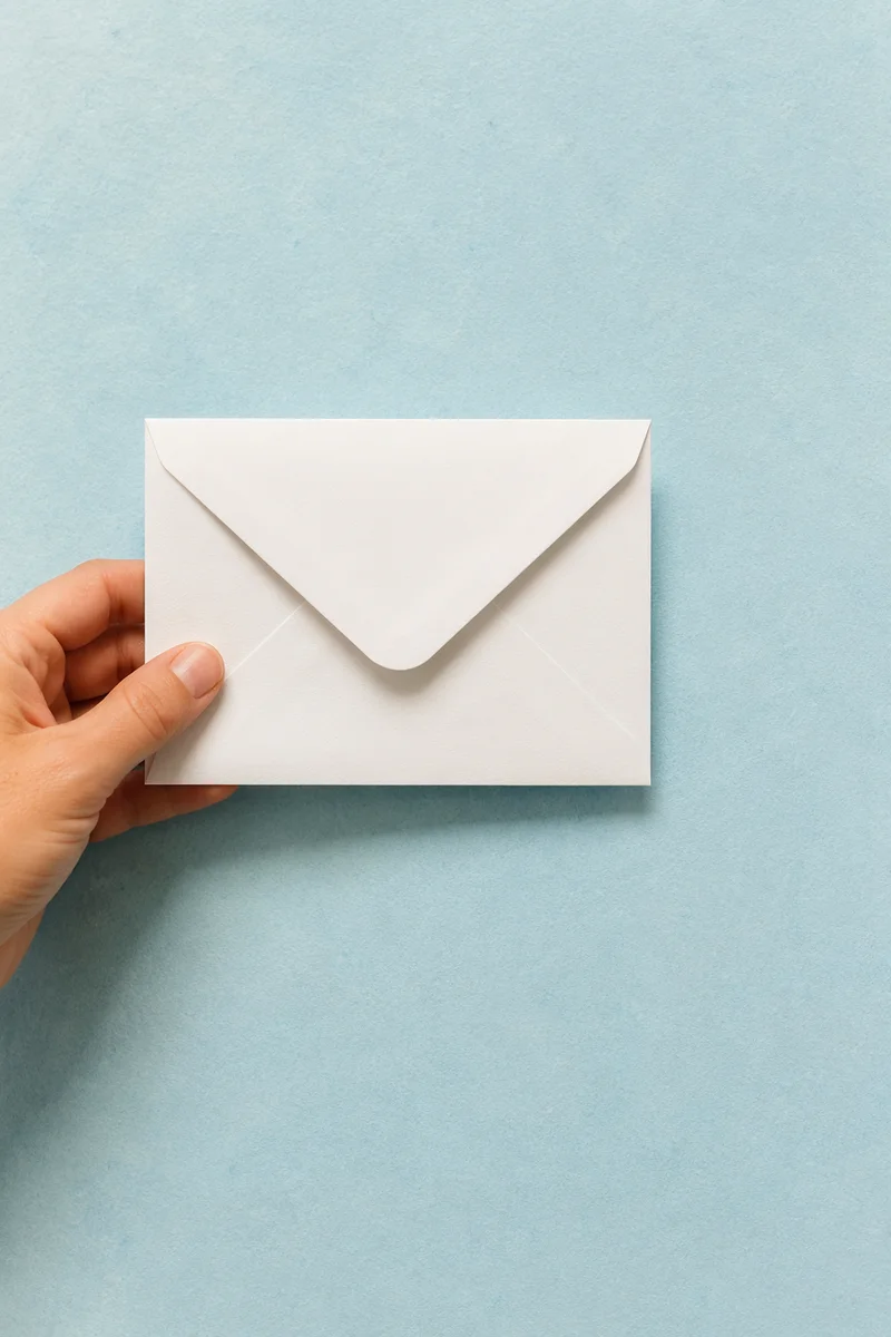 Minimal Business Envelope with Copy Space