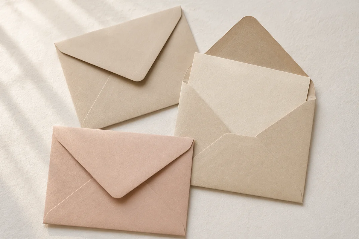 Elegant Beige Envelopes for Professional Correspondence