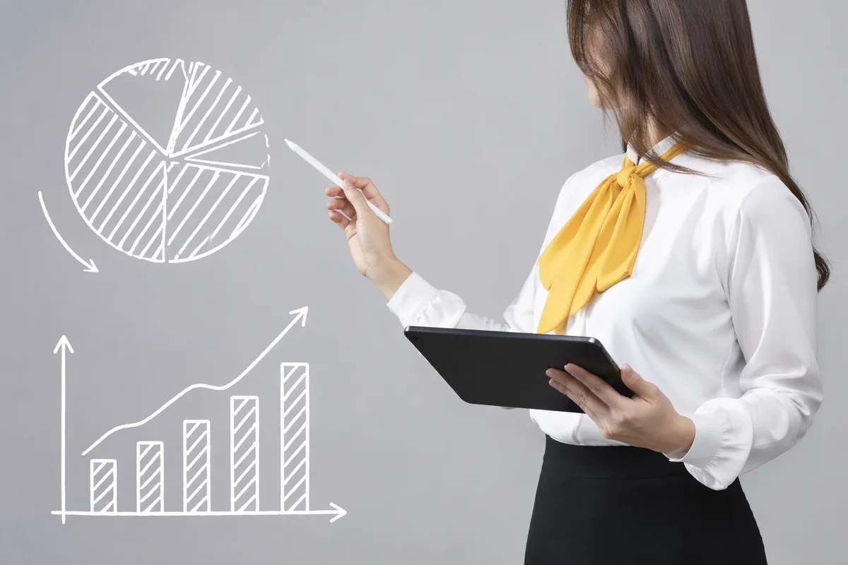 Professional Financial Analytics Presentation Scene