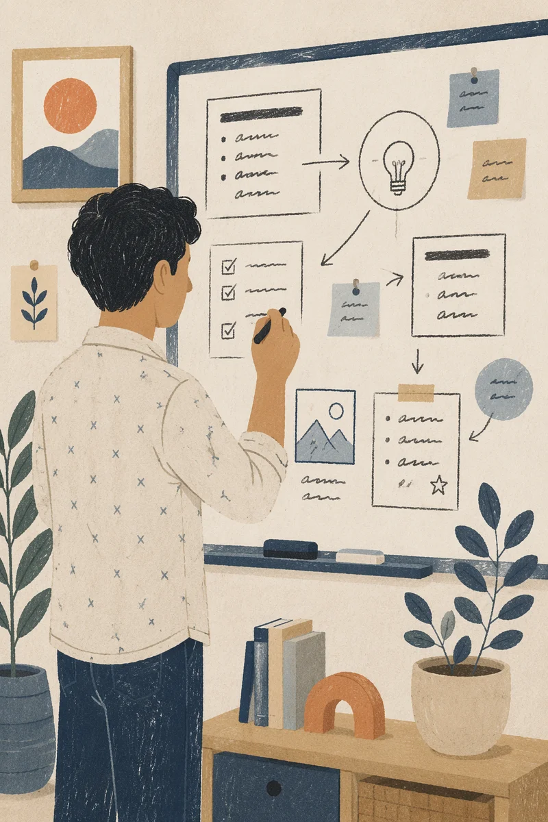 Office Vision Board Goal Planning