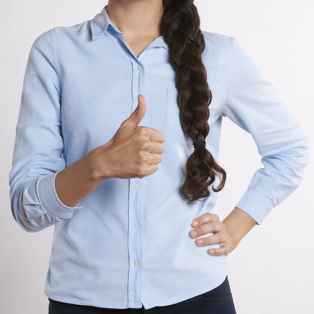 Confident Candidate Thumbs Up Portrait