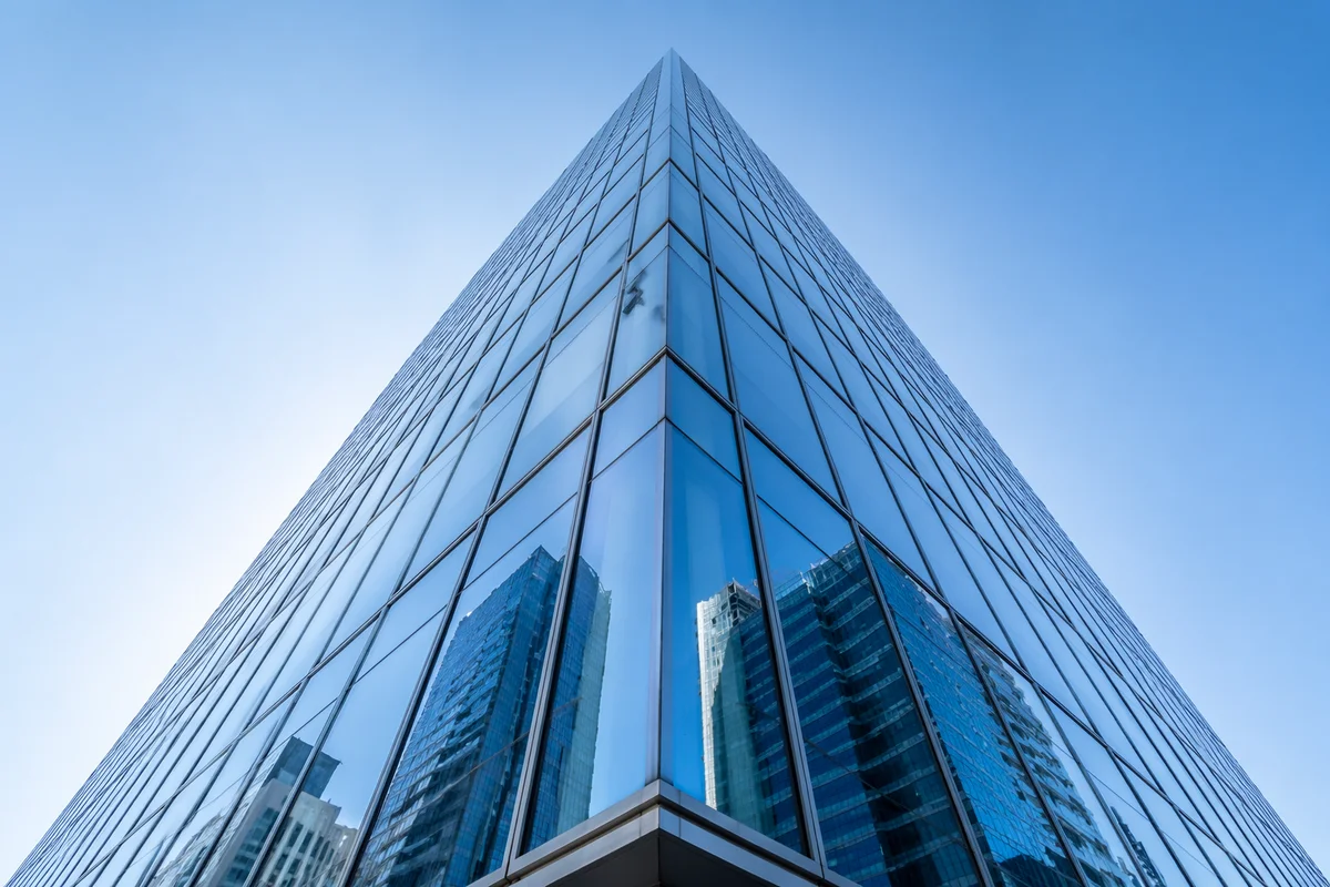 Modern Glass Office Tower Facade