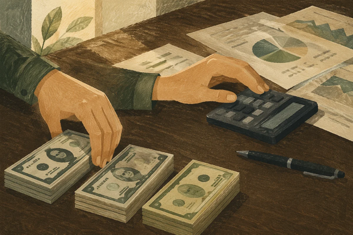 Business Budgeting with Cash and Calculator