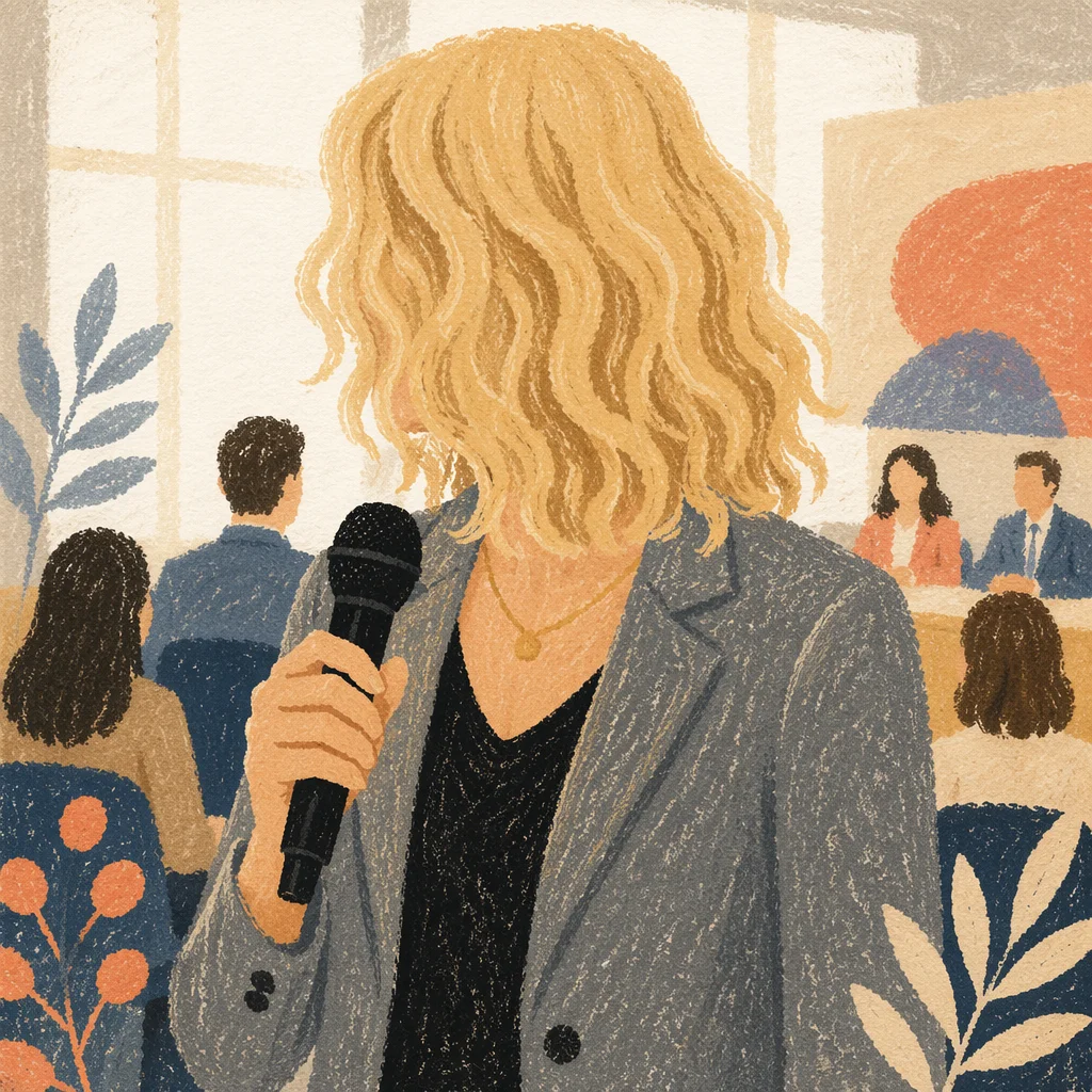 Professional Conference Speaker at Networking Event