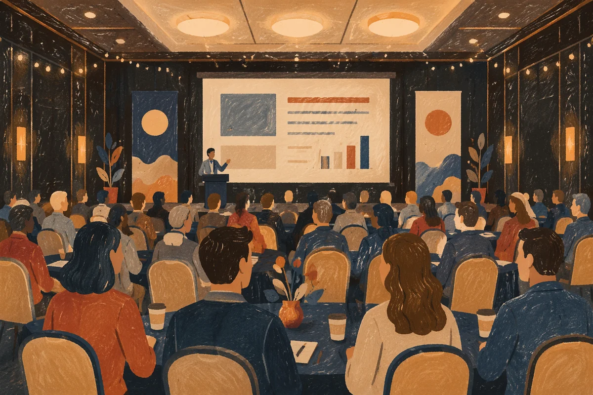Professional Networking Conference in Warm Ballroom
