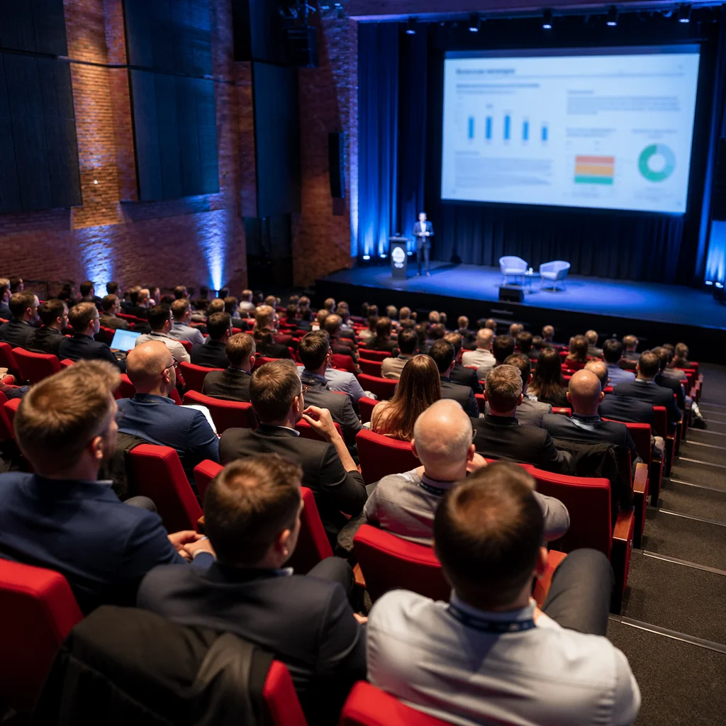 Professional Networking Conference in Modern Auditorium