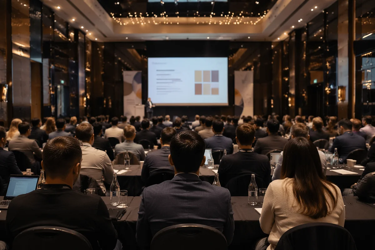 Professional Networking Conference in Hotel Ballroom