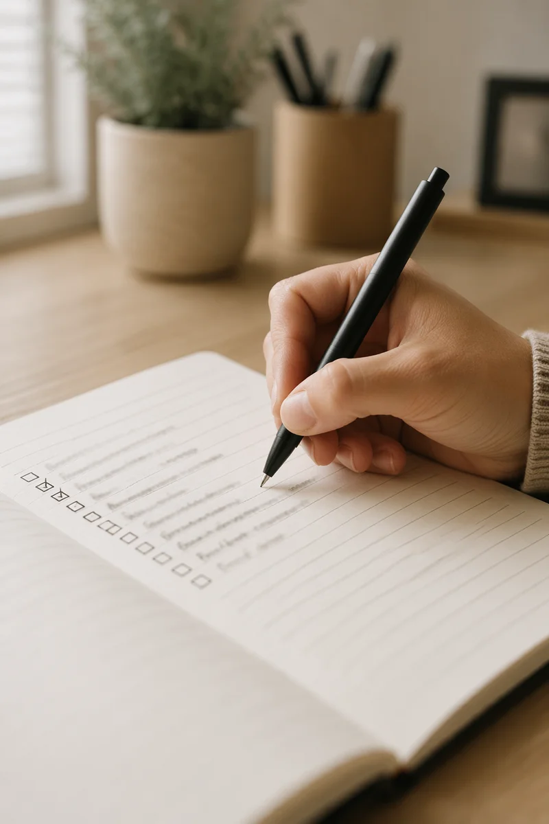 Handwritten Business To Do List Notebook