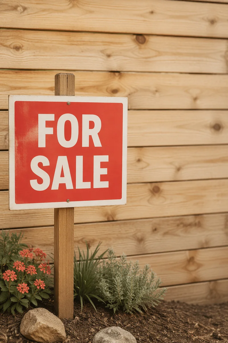 Real Estate House for Sale Sign