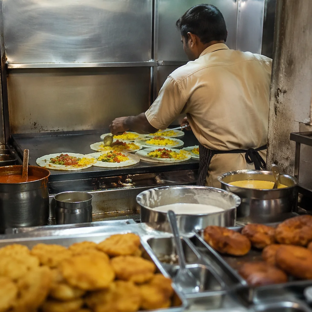 Busy Independent Restaurant Kitchen Service