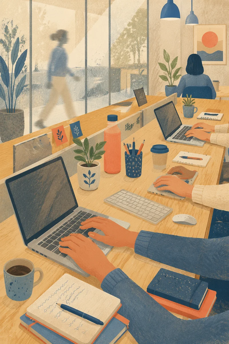 Collaborative Hot Desking in Open Office