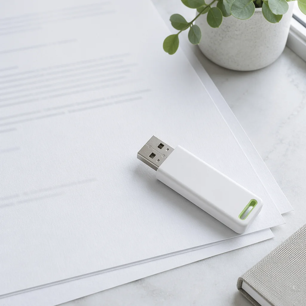 Minimal USB Drive on Office Documents