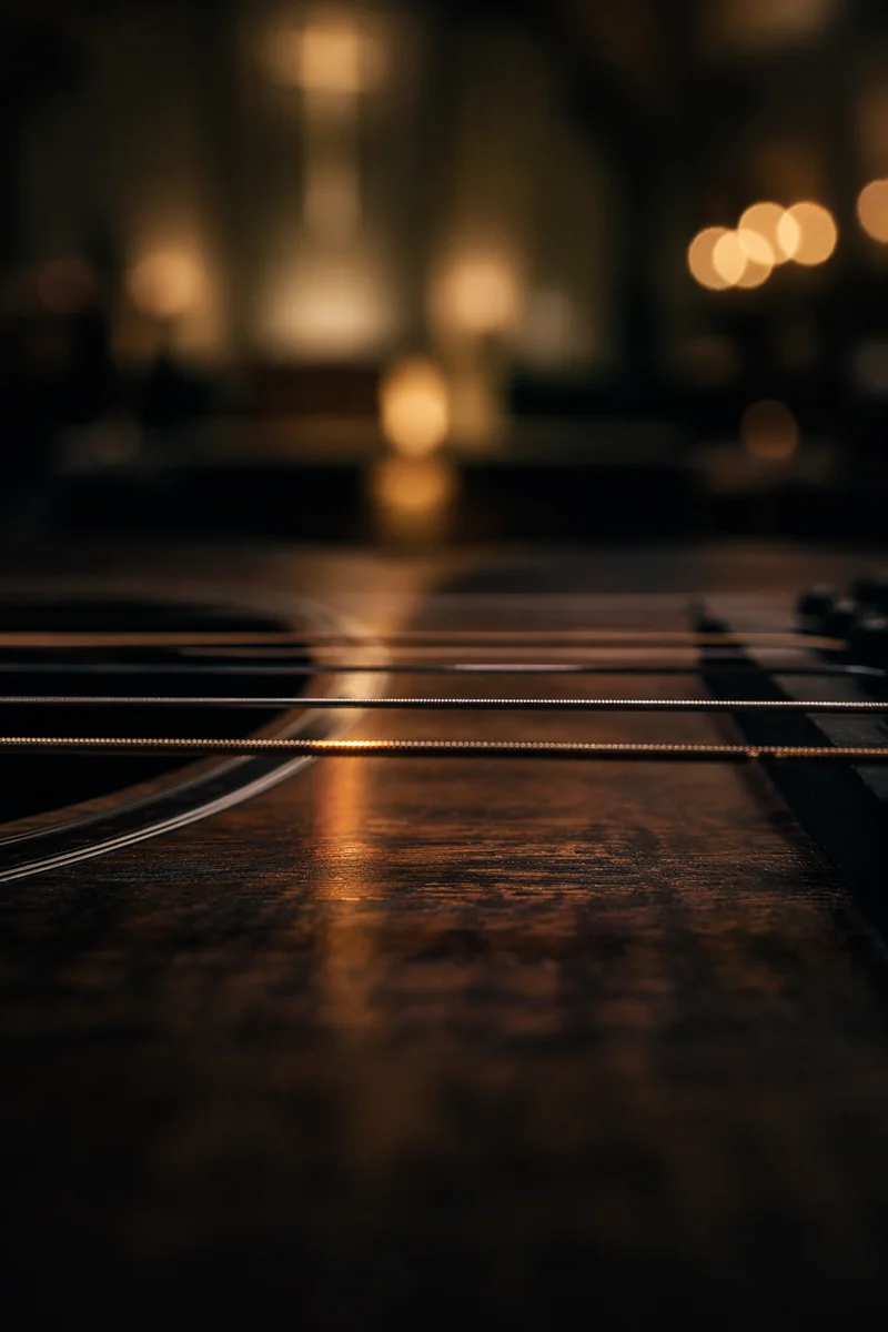Acoustic Guitar Strings in Quiet Worship