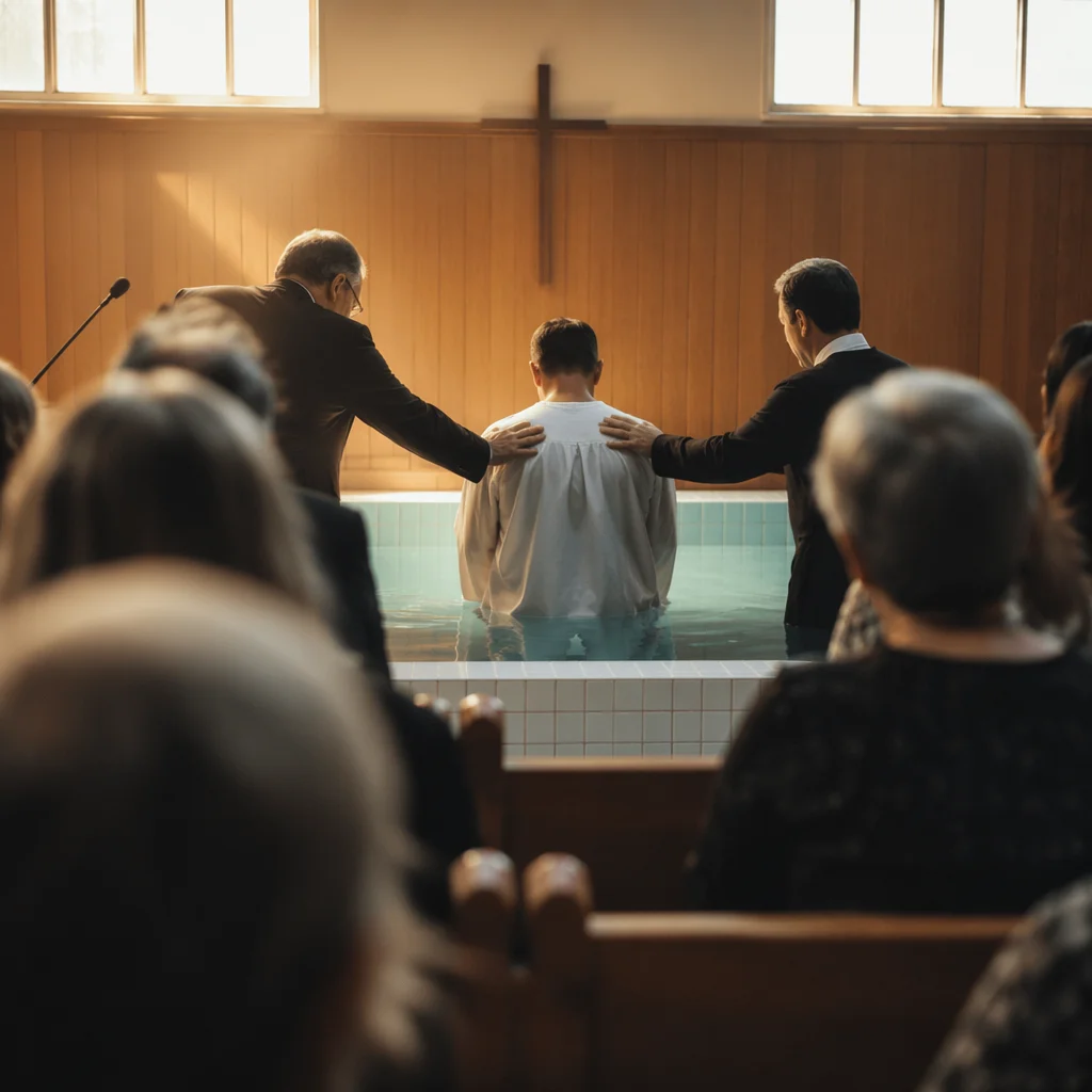 Adult Baptism in a Contemporary Church