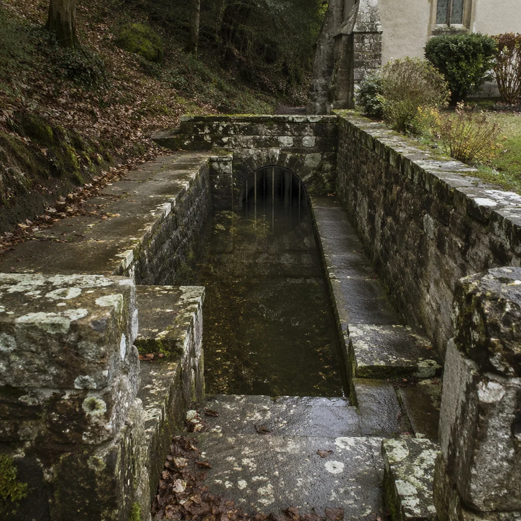 Old Stone Adult Baptism Pool