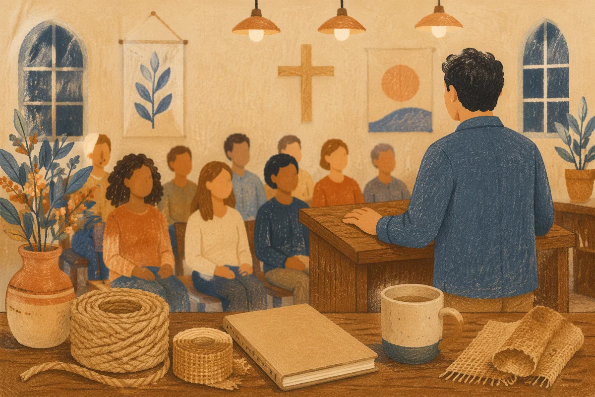 Associate Pastor Leading Wednesday Evening Service