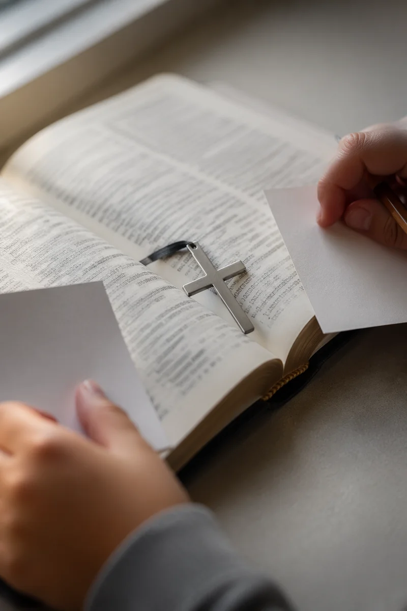 Kids Bible Verse Memorization Activity Close-Up