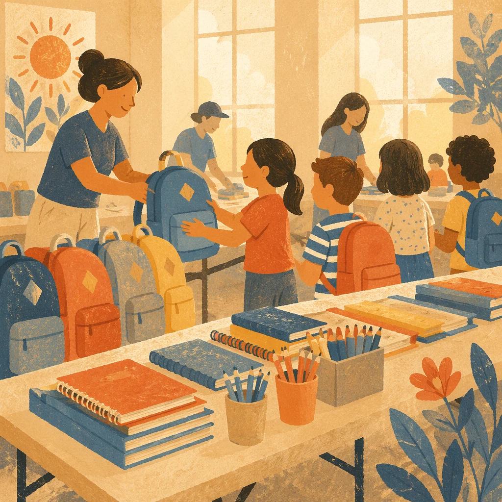 Church Backpack Giveaway for Kids Ministry