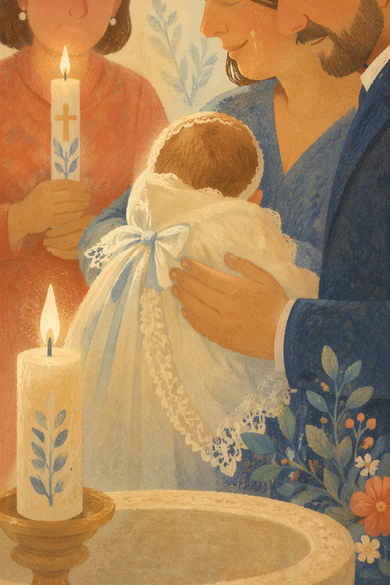 Tender Baptism Family Celebration in Chapel