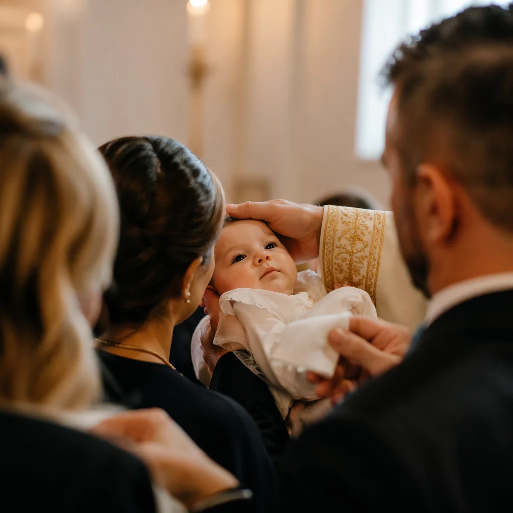 Tender Family Baptism Celebration in Chapel