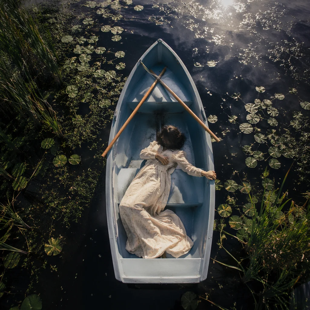 Serene River Baptism in Marsh Backwater