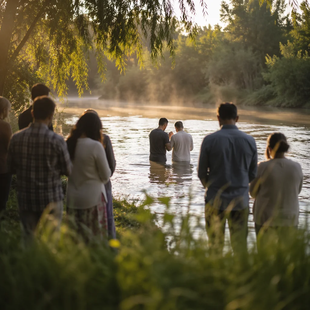 Outdoor River Baptism at Golden Dawn