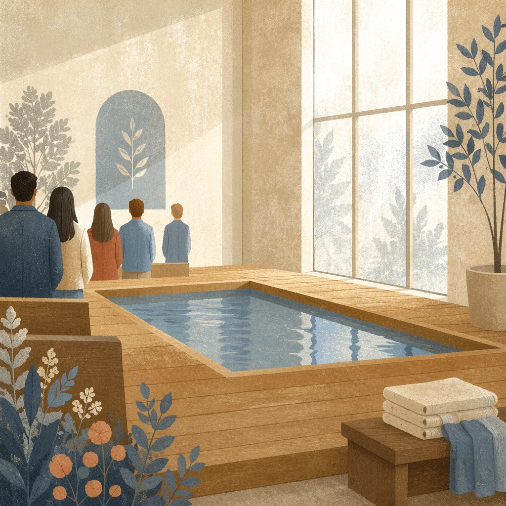 Modern Church Baptism Pool Interior