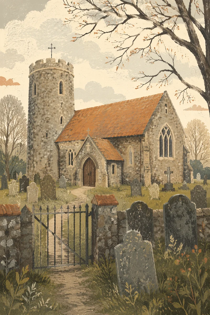 Historic Stone Parish Church Baptism Setting