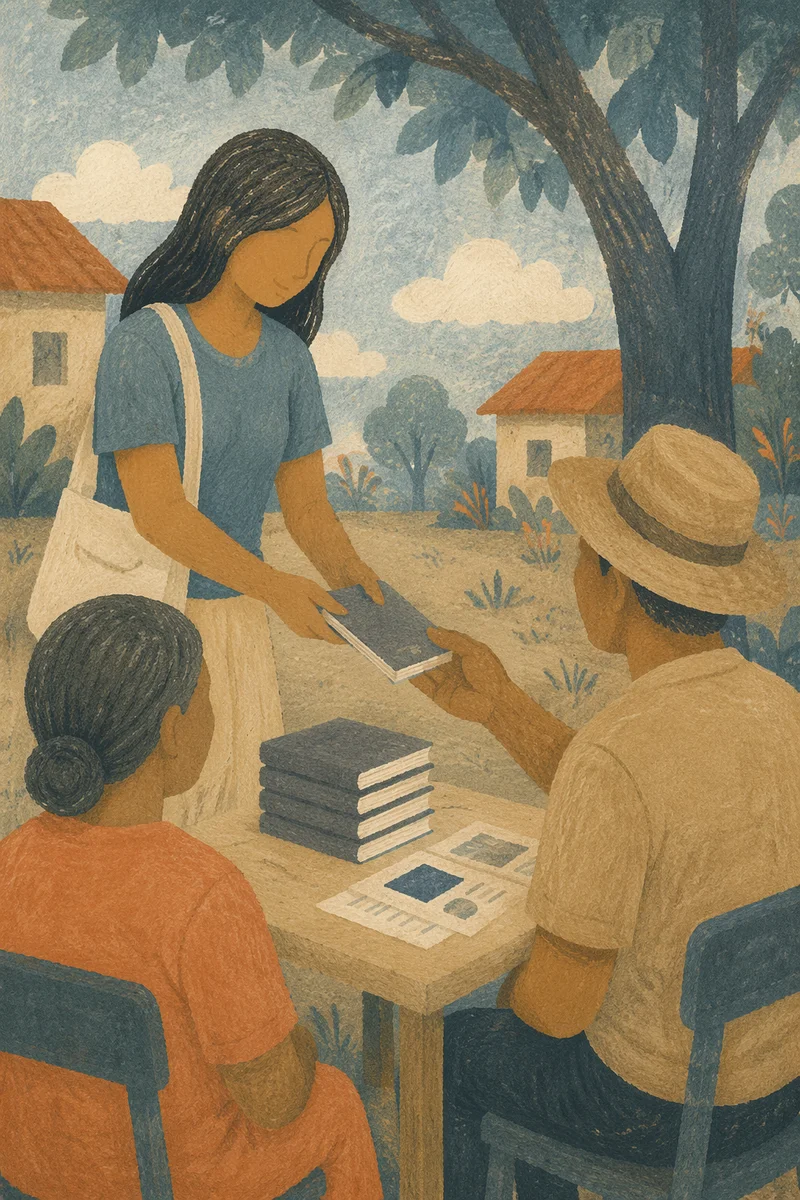Quiet Village Bible Distribution Mission Moment