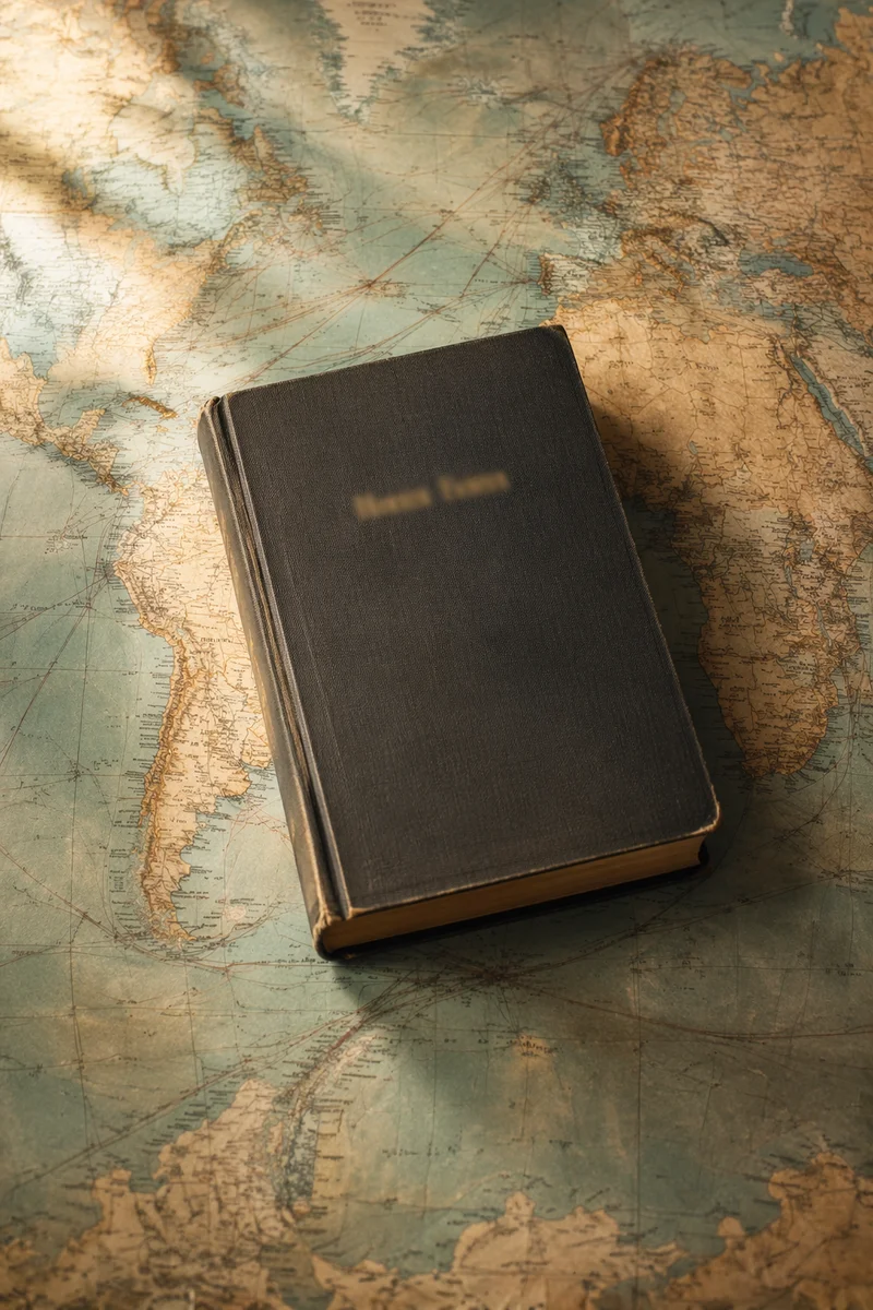 Bible on World Map for Missions