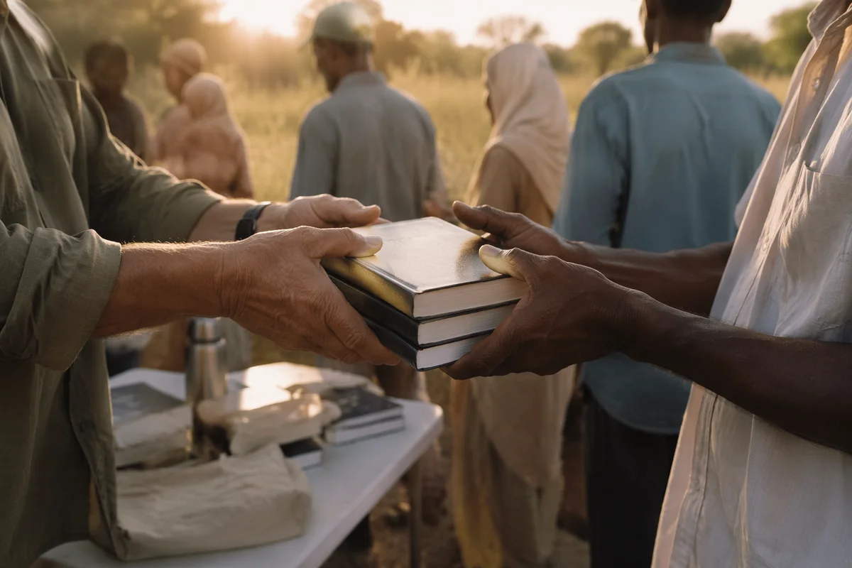 Bible Distribution in Rural Mission Field
