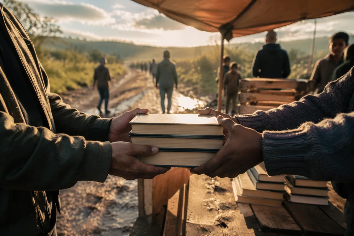 Bible Distribution in Rural Mission Field
