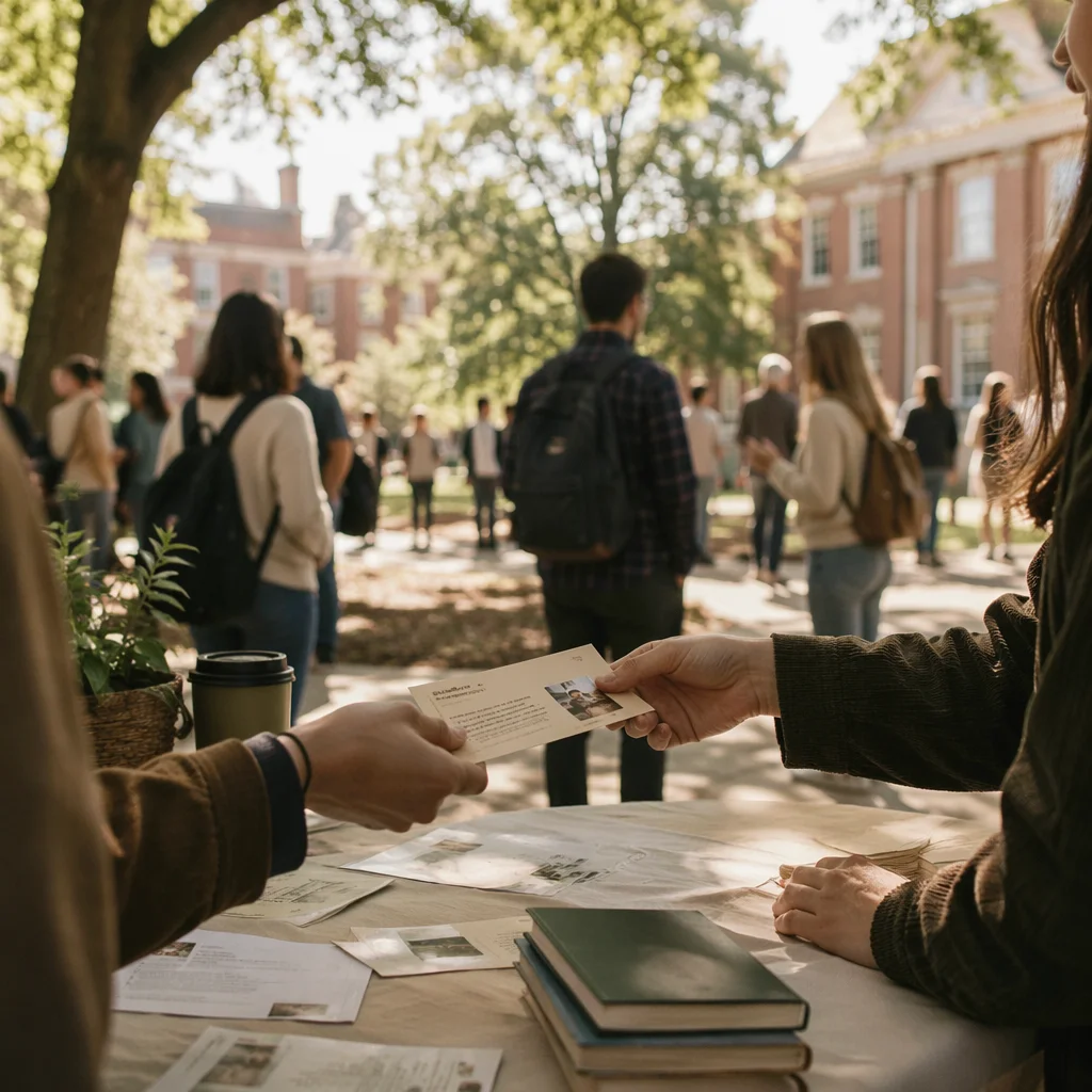 Campus Faith Outreach on University Quad