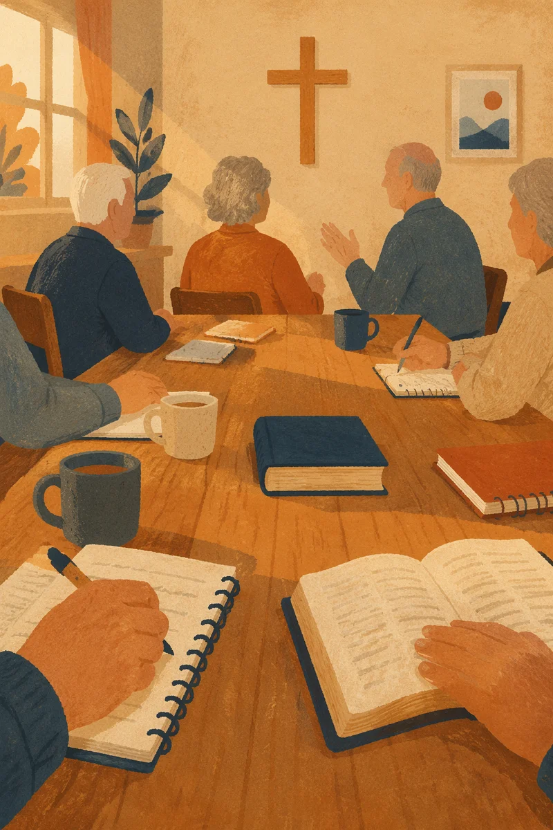 Church Elder Board Meeting Discussion Scene