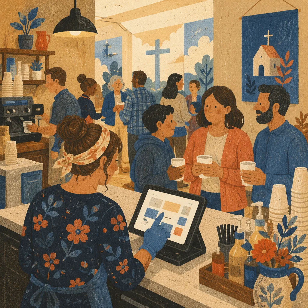 Church Coffee Bar Fellowship After Service