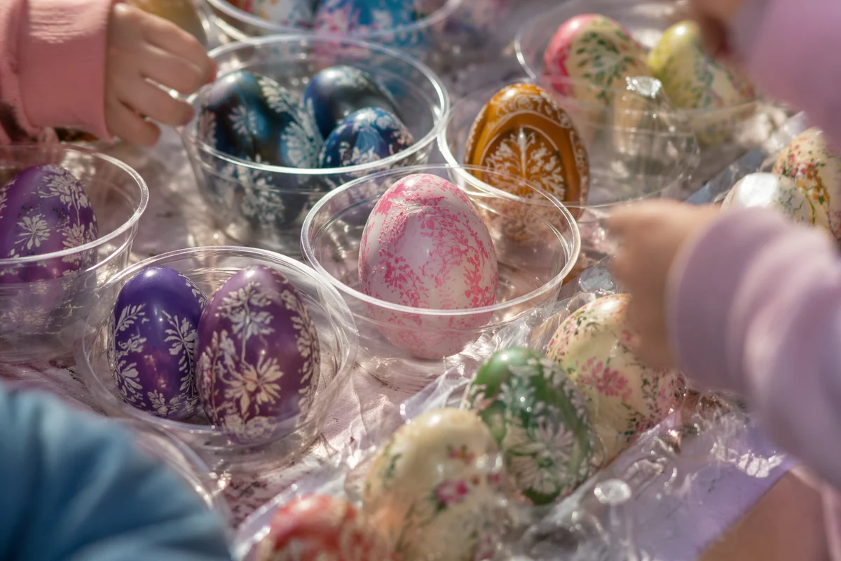Church Easter Egg Hunt Outreach Table