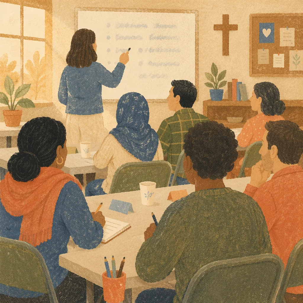 Church ESL Welcome Class for Immigrants