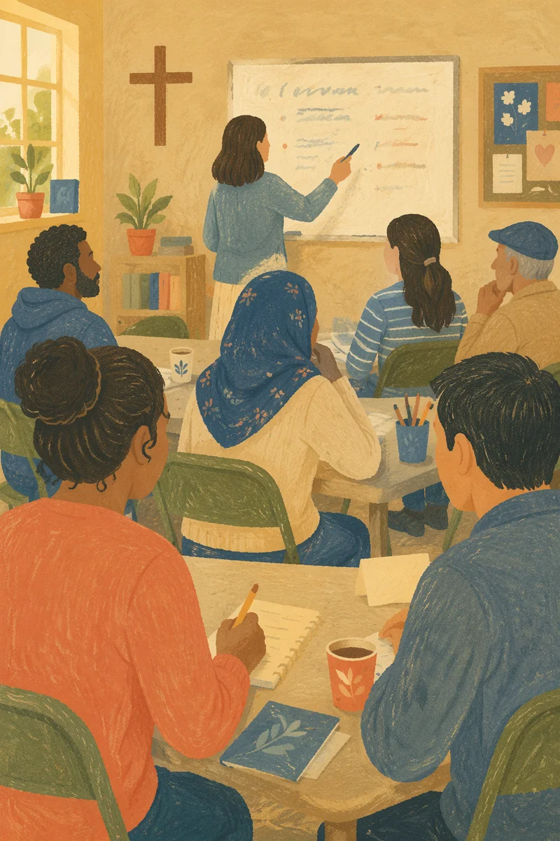 Church ESL Welcome Class for Immigrants