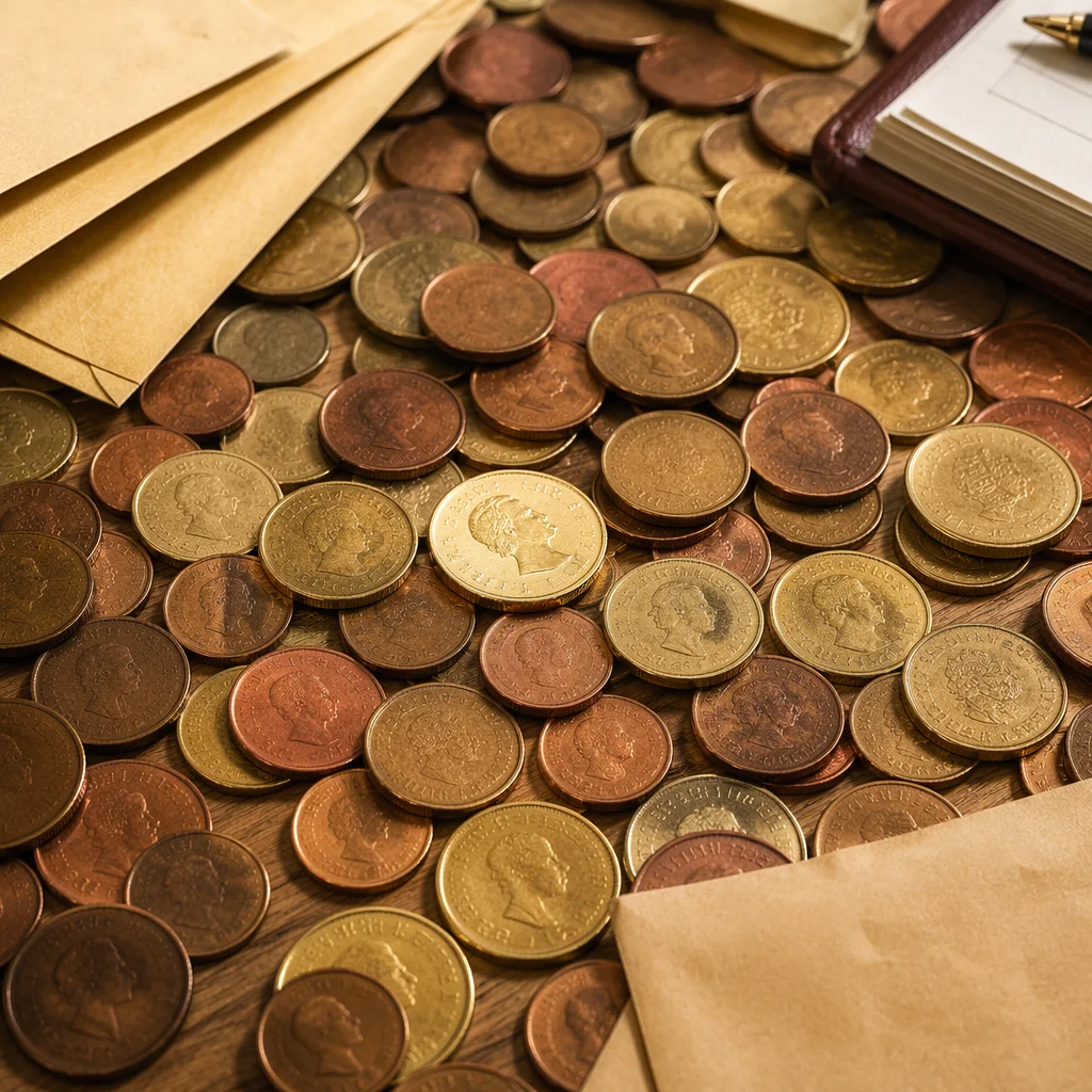 Church Budgeting Class Coins and Envelopes