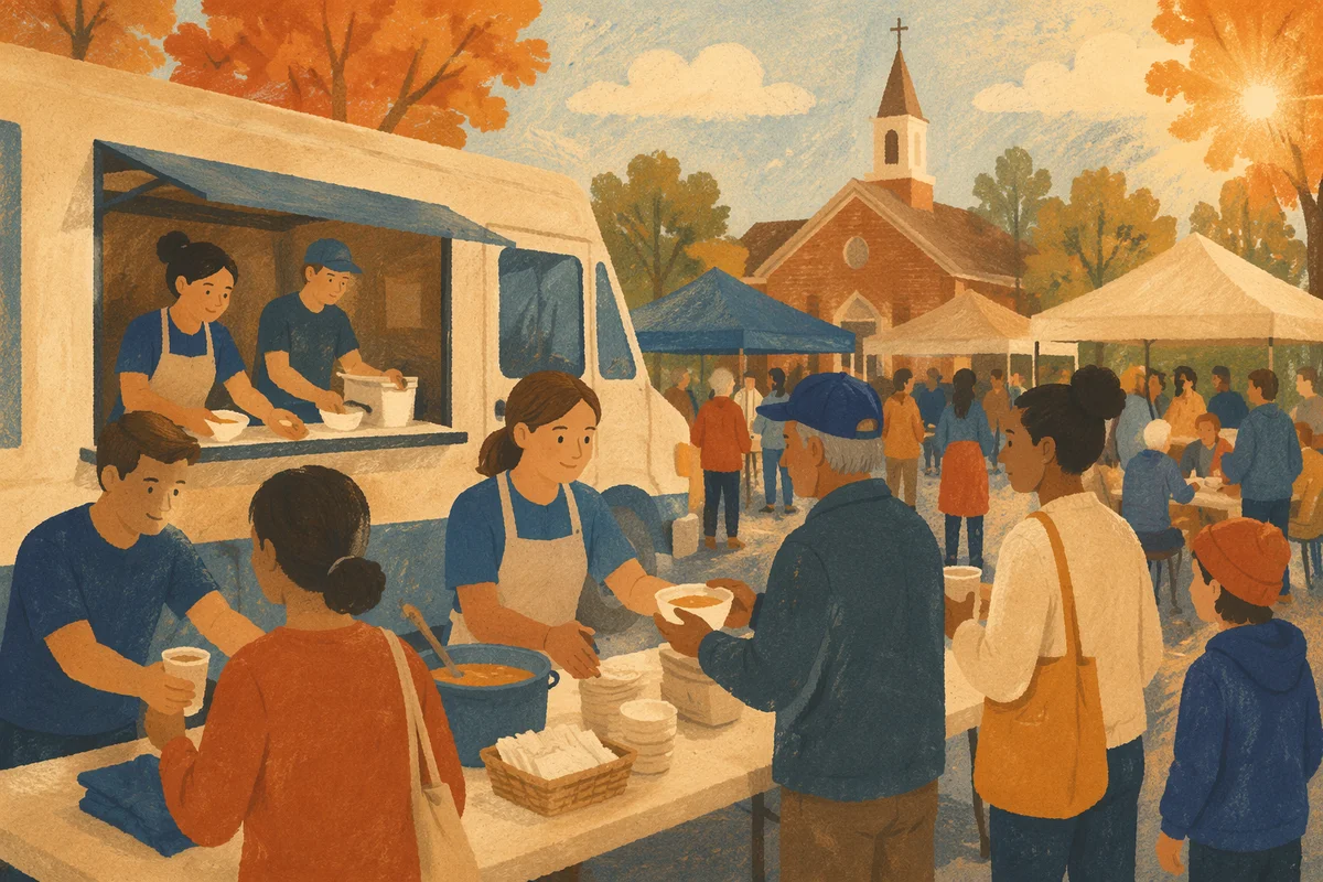 Church Food Truck Outreach Festival Gathering