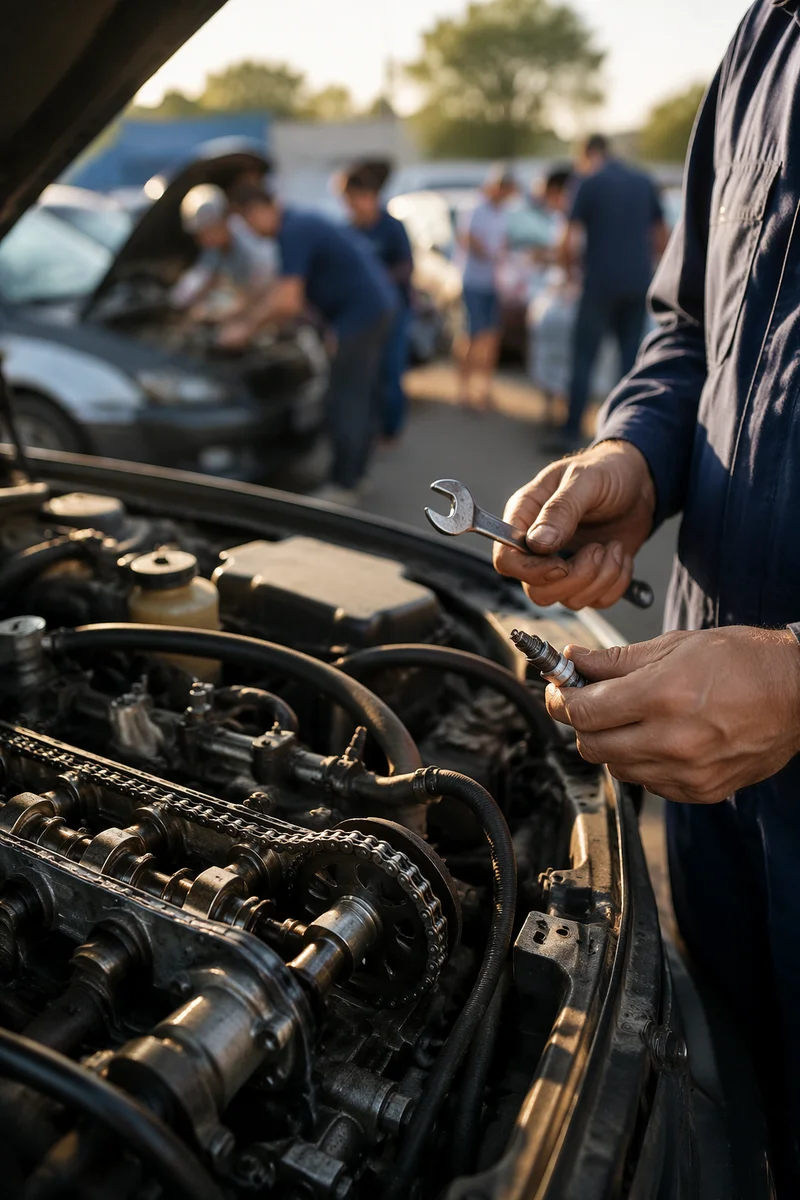 Church Volunteer Mechanic Free Car Clinic